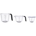 thumbnail image 2 of KitchenAid - Gourmet Set of 3 Measuring Jugs, Black, 2 of 6