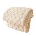 thumbnail image 1 of Boovnll Throw Blanket, Super Soft & Warm Small Blanket Sofa Cover Blanket Lamb Velvet Double Layer Thick Velvet Office Nap Lunch Conditioning Blanket, Blankets, Blanket, 1 of 1