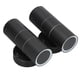 thumbnail image 3 of Aplique de pared exterior GU10 de acero inoxidable, paquete de 2, color negro, con cilindro LED resistente al agua para patios, villas y salas de estar, 220-240 V, 3 of 8