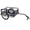 Black 17, variant on Foldable Bike Cargo Trailer with Universal Hitch, Large Capacity Bicycle Wagon for Shopping Camping, Heavy Duty 110lbs Load, 16 Wheels