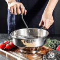 thumbnail image 5 of Large Potato Ricer, Ricer For Mashed Potatoes, Duty Stainless Steel Potato Masher And Ricer Kitchen Tool, Press And Mash For Perfect Mashed Potatoes T, 5 of 5