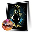 thumbnail image 2 of Cuadros Decorativos 5D DIY Diamond Painting Kits Full Round Drill Princess Ariel Mosaic Art (V3105) Likrtyny embutido en tela, 2 of 8