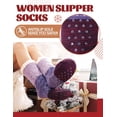 thumbnail image 4 of Women Slipper Socks Non Slip Fuzzy Fluffy Thick Warm Cabin Cozy Comfy Soft Fleece Home Grips Socks 1Pairs, 4 of 6
