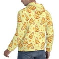 thumbnail image 3 of Hoodies for Men - Delicious Cheese Long Sleeve Comfrt Men'S Fashion Hoodies & Sweatshirts, Sweatshirts for Men Hoodies Pullover Clothing Clothes with Pouch, 3 of 7