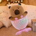 thumbnail image 1 of Peluche de sirena de , animal de peluche realista, decoración del hogar, juguete para abrazar, lindo muñeco de para niños, familia y 35 centímetros, 1 of 9