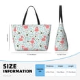 thumbnail image 4 of Disketp Cute Flamingo Bolsa de Playa de Gran Capacidad, Bolso Impermeable y a Prueba de Arena para Mujer, Ideal para Playa, Piscina y Natación, 4 of 7