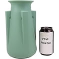 thumbnail image 6 of Ebros Teco Art Pottery by Frank Lloyd Wright Matte Vase (Buttress 4 - Green), 6 of 7