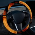 thumbnail image 2 of Thanksgiving Pumpkin Pie 14.5 Inch Printing PVC Leather Car Wheel Covers Steering Wheel Covers Auto Accessories, 2 of 6