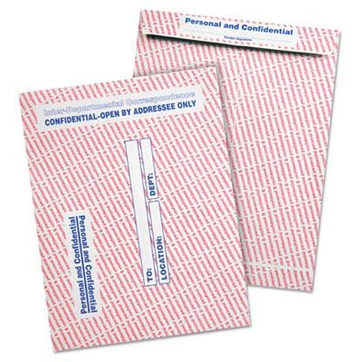 Quality Park Interoffice Envelopes Quality Park Gray/Red Paper Gummed Flap Personal and Confidential Interoffice Envelope ()
