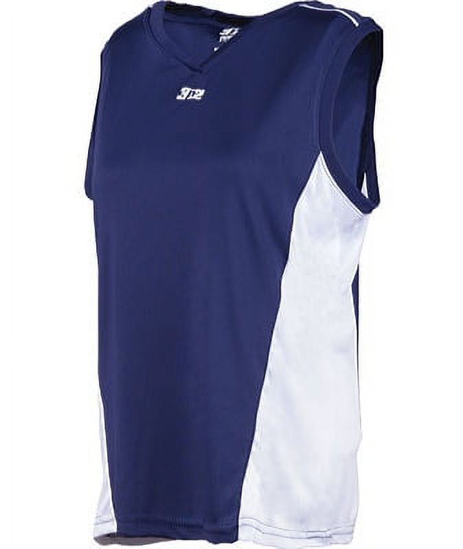 2200G-0306-YS Womens Sleeveless, Navy And White - Youth Small - image 4 of 4