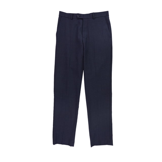 bar III Mens Flannel Dress Pants Slacks, Blue, 31W x 28L