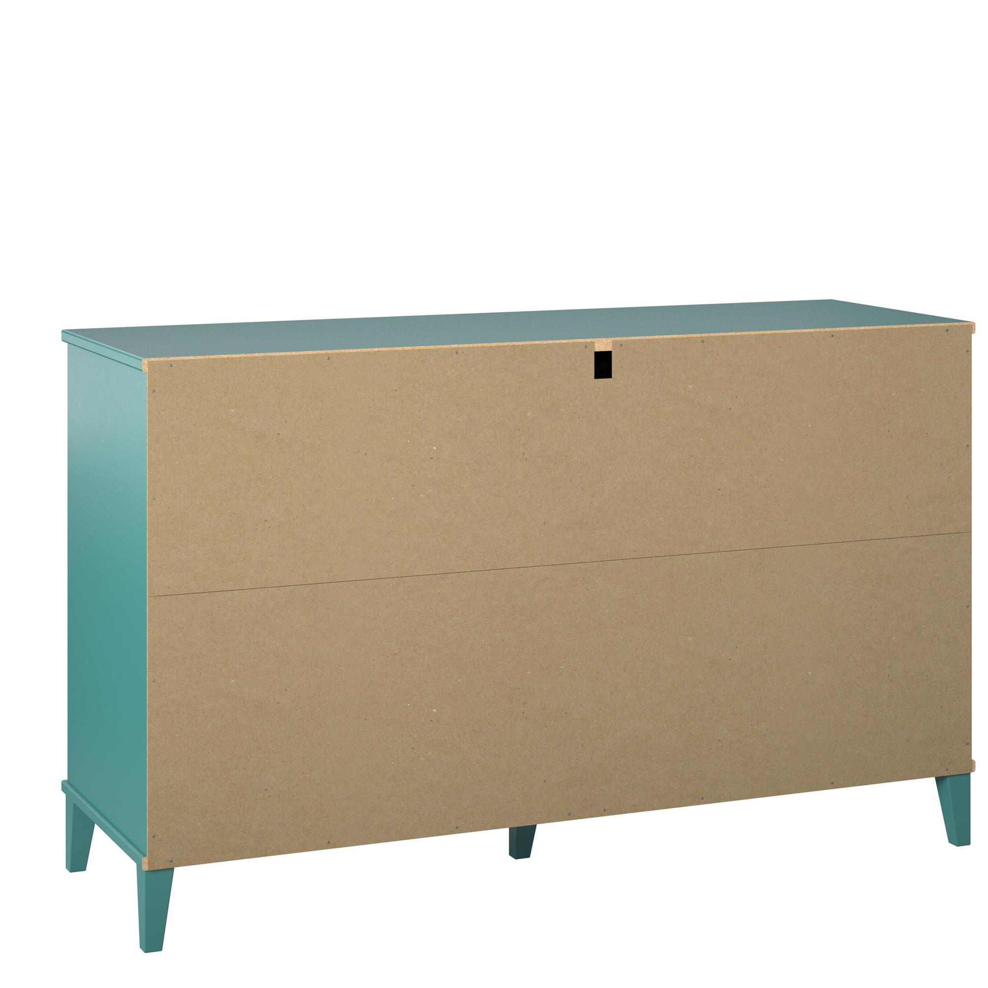 Ameriwood Home Monticello Wide 6-Drawer Dresser, Emerald Green - Walmart.com