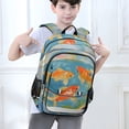 thumbnail image 6 of FORMRS Unisex School Backpack 17" Student Travel Bag with Laptop Compartment, Art Goldfish, 6 of 7