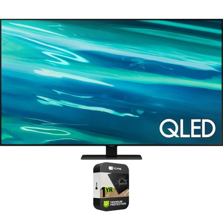 Samsung QN65Q80AA 65 Inch QLED 4K UHD Smart TV (2021) Bundle with Premium Extended Warranty