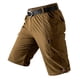thumbnail image 1 of pstuiky Pantalones cortos para hombre, Pantalones cortos cargo cómodos con botones y bolsillos informales de verano para hombre Pantalones cortos de golf, 1 of 2