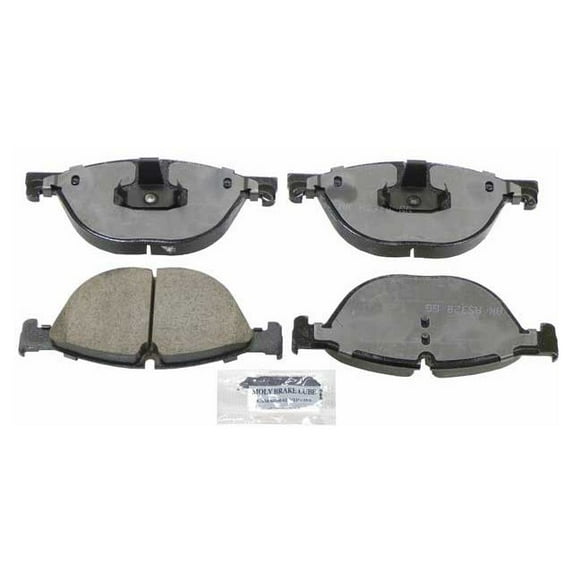 Front Brake Pad Set - Compatible with 2011 - 2016 BMW 550i xDrive 2012 2013 2014 2015