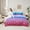 Blue Red, variant on Castle Fairy Black Blue Glitter Print Twin Bedding Sets,Gradient Bedding Comforter Set