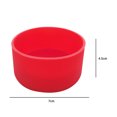 thumbnail image 3 of Bota De Botella Bota De Botella Escalada Botella de silicona suave Bota Botella de agua Copa de manga inferior para Hydro Flask (Rojo), 3 of 6