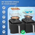 thumbnail image 2 of 2pcs Air Fryer Rack For Ninja Dual Air Fryer,with Barbecue Sticks, 2 of 5