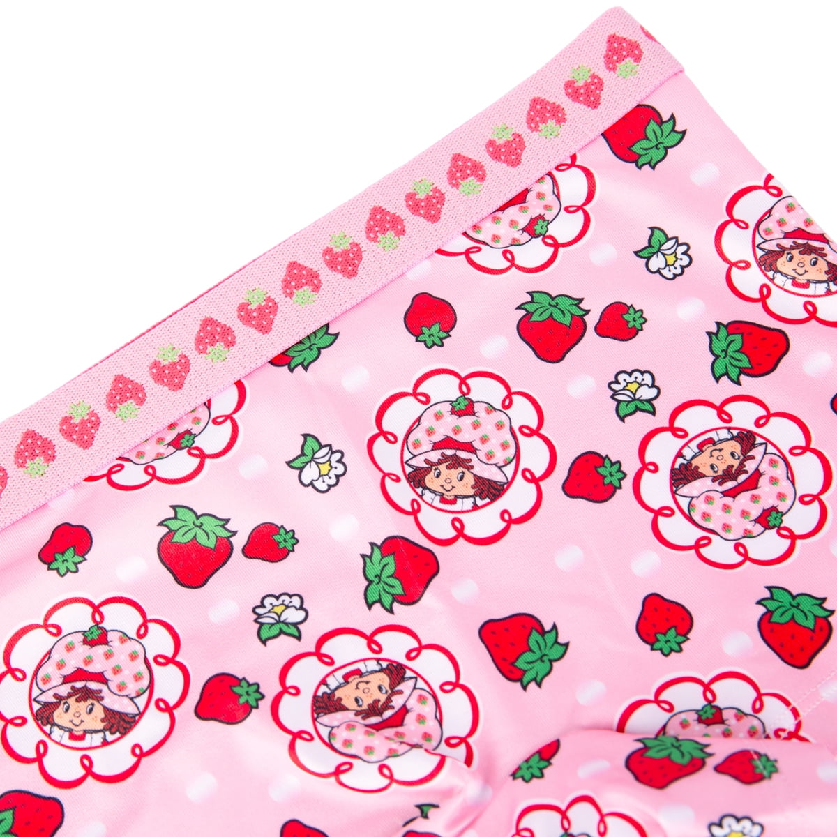 Strawberry Shortcake Girls Boyshort Character Underwear, 4-Pack, Size 4-10