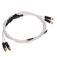 thumbnail image 3 of Cable RCA para audiófilos Xangsane XS‑0608 LP de 2 RCA macho a 2 RCA macho, cable auxiliar de audio estéreo para amantes de la música audiófilos (2 m), 3 of 14