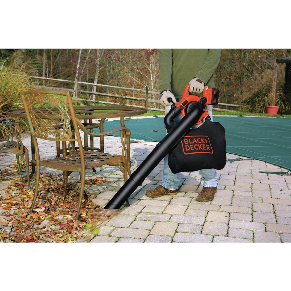 Black and decker gwc3600l 36v cordless garden vacuum and leaf blower sale