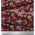 thumbnail image 2 of Soimoi Cotton Voile Fabric Paisley & Floral Artistic Print Fabric by Yard 42 Inch Wide, 2 of 3