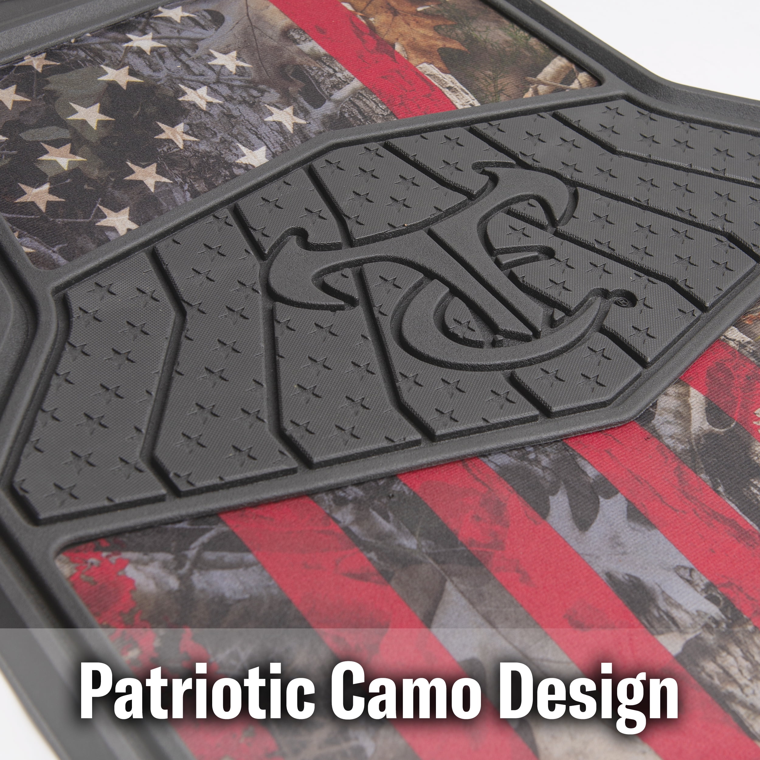 TrueTimber 4-Piece Kanati Freedom No-Trim Floor Mats, 79942WDC
