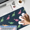 thumbnail image 4 of Long Mouse Pads for Desk,DarkBlue Cartoon Dinosaurs Pattern Desk Mats on Top Of Desks, Desk Mouse Pad Extra Large with 3mm Non-Slip Base and Stitched Edge for Gaming,Office,Work,Home 31.5"x11.8", 4 of 6