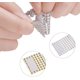 thumbnail image 2 of 50 servilleteros de diamantes de imitación dorados, servilleteros dorados y plateados, hebillas de malla para decoración de mesa, boda, cena, fiesta, decoración de bricolaje Sincero Hogar, 2 of 4