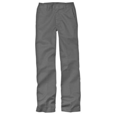 Size 12 Dickies Boys Classic Fit Straight Leg Flat Front Pant