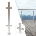 thumbnail image 6 of TOOL1SHOoo Stainless Steel Round Pipe Railing Post High Temperature Resistance Silvery  for Clamping Glass Wood and Plastic, 6 of 9