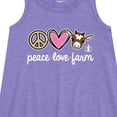 thumbnail image 2 of International Harvester - Peace Love Farm - Youth Girls A-line Dress, 2 of 5