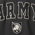 thumbnail image 4 of Men's Colosseum Charcoal Army Black Knights Arch & Logo Crew Neck Sweatshirt, 4 of 4