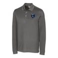 thumbnail image 2 of Men's-Cutter & Buck  Gray San Jose Earthquakes Advantage Eco Tri-Blend Pique Long Sleeve Polo, 2 of 3
