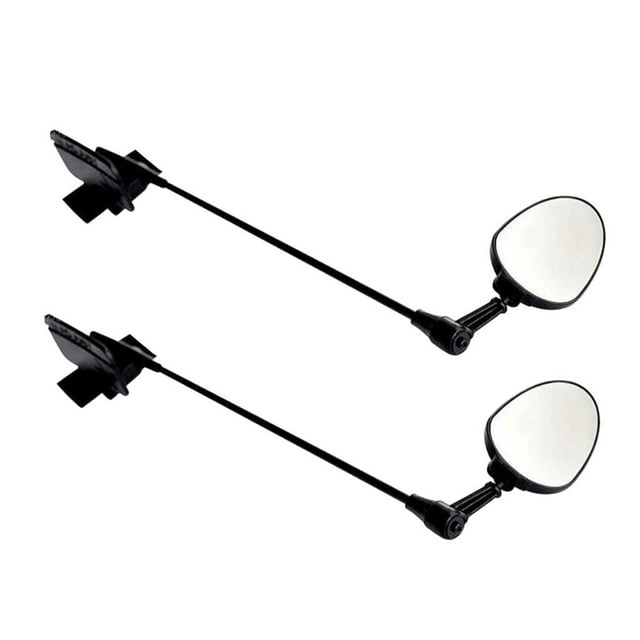 Espejo de seguridad para bicicletas Zulema 2x Casco de Espejo Espejos retrovisores ajustables Mujeres Hombres Gafas de