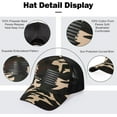thumbnail image 5 of oversize xxl american flag trucker hat - adjustable 23"-25.5" baseball cap - 3d embossed logo mesh snapback hat, 5 of 6