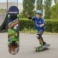 Minecraft 31" Popsicle Complete Standard Beginner Skateboard with 50mm