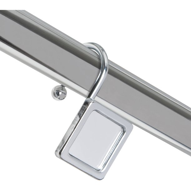 Better Homes & Gardens Mirror Metal Shower Curtain Hooks / Rings, 12