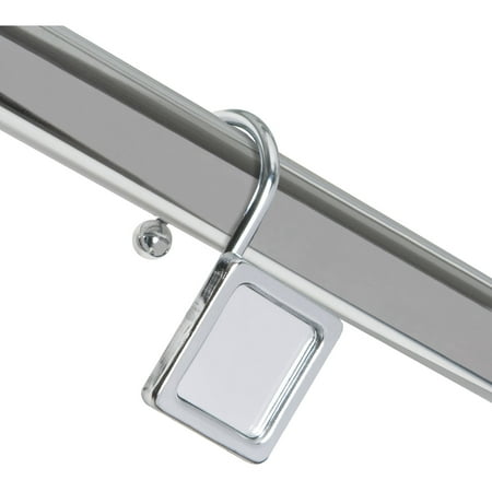 Better Homes and Gardens Mirror Metal Shower Hook, Set of 12