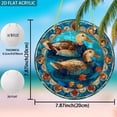 thumbnail image 2 of HELLOYOUNG Duck Sun Catcher Acrylic Wall Decor Round Colorful Hanging Ornament for Window Acrylic Color Atmosphere Pendant Thanksgiving Gift, Office Decor, Housewarming Present, 2 of 5