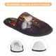 thumbnail image 3 of Balery Butterfly Sitting on a Flower Pantuflas de Casa de Felpa Silenciosas con Diseño Estampado, Zapatillas Cómodas Antideslizantes de Algodón para Interior-Large, 3 of 8