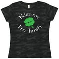 thumbnail image 3 of Inktastic Kiss Me I'm Irish Women's T-Shirt, 3 of 5