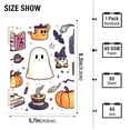 thumbnail image 2 of FORMRS 1-Subject Spiral Notebook 8" x 5" College Ruled 60 Refillable Sheet A5 Hard Cover, 2 Pack, White Magical Halloween, 2 of 7