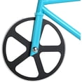 thumbnail image 2 of Cortador de Pizza en Forma de Bicicleta (Azul Cielo, 19 cm * 12 cm * 4 cm), Ruedas para Pizza, Ruedas Antiadherentes de Acero Inoxidable, con Marco Fijo, 2 of 5
