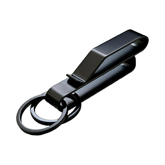 Outdoor Steel Key Rings Belt Clip Waist Hanging Keychain -/UK belt