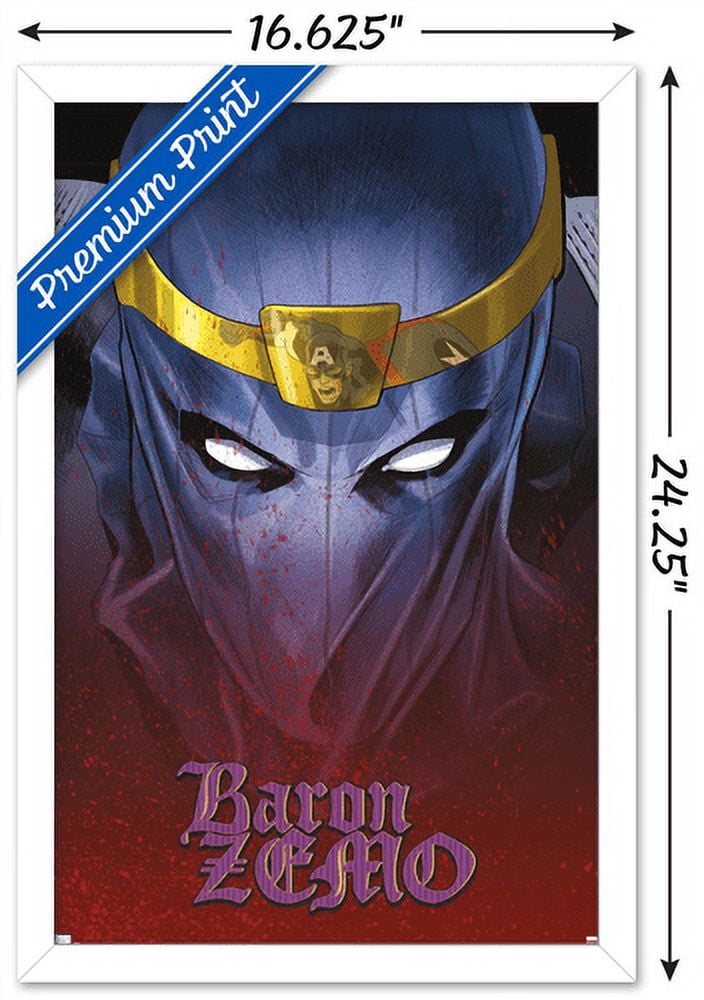 Marvel - Baron Zemo - Captain America: Steve Rogers #11 Wall Poster, 14.725" x 22.375", Framed