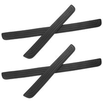 4 Pcs Door Sill Protector Protectors for Vehicles Lock Black