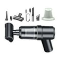 thumbnail image 4 of Aspiradora portátil para coche, limpiador de manos inalámbrico, potencia de succión de 8000PA con batería recargable, recolector de polvo para Negro, 4 of 8