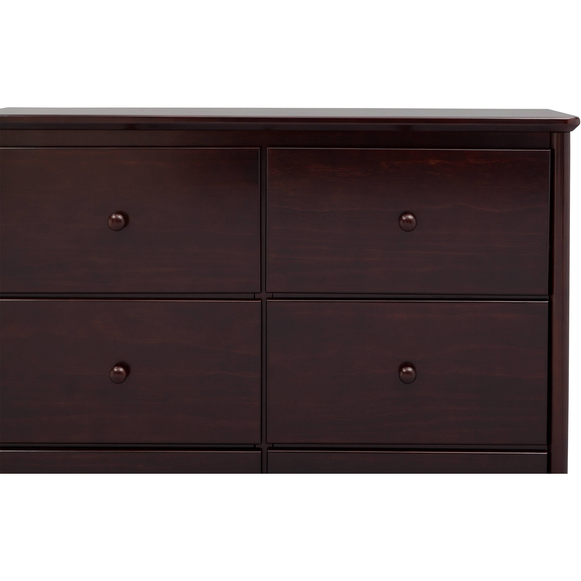 Delta Children Somerset 6 Drawer Dresser Dark Chocolate